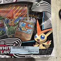 Pokemon TCG Black Bolt & White Flare Unova Victini Illustration Collection Box - Image 2