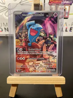 Team Rocket's Wobbuffet SVP203 Pokemon Center Stamp Exclusive Promo Near Mint - Image 1