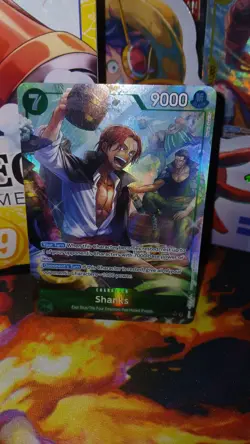 Shanks OP14-027 Alt Art R The Azure Sea's Seven English NM - Image 1