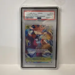 Monkey D Luffy - P-036 - PSA 10 - Pre-Release Winner - English - One Piece - 523 - Image 1