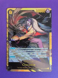One Piece - Crocodile - OP14-120 OP14-120 The Azure Sea's Seven Foil SEC - Image 1