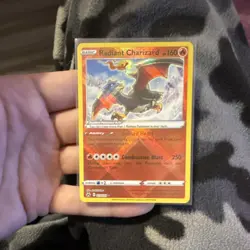Pokemon TCG Radiant Charizard 020/159 Crown Zenith Radiant Rare Holo Card - Image 1