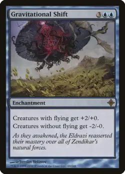 Gravitational Shift Rise of the Eldrazi NM Blue Rare MAGIC MTG CARD ABUGames - Image 1