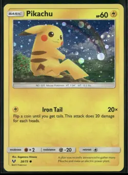 Pikachu - 28/73 (Cosmos Holo) Promo Miscellaneous Cards & Products 028/073 NM - Image 1