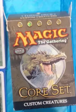Magic The Gathering Core Set Of 42 Cards As Shown In Protective Sleeves - Image 1