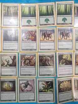 Magic The Gathering Core Set Of 42 Cards As Shown In Protective Sleeves - Image 3