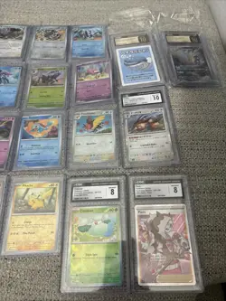 Pokemon Lot, 27 Cards In Sleeves And 5 Slabs, Very Nice - Image 4