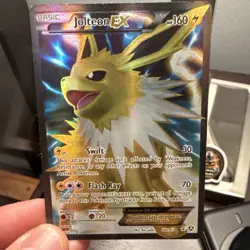 Jolteon EX 028A/083 Pokemon Generations Ultra Rare Full Art Holo Card - Image 1