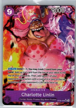 Charlotte Linlin (Alt Art) OP08-069 English Two Legends - One Piece Card - NM - Image 1