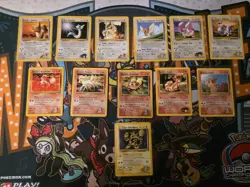 VINTAGE Pokemon GYM Heroes 76 Card C/UC/Rare Partial Set NO Duplicates - Image 1