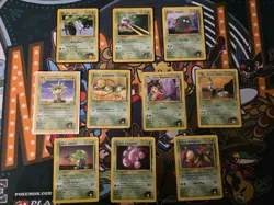 VINTAGE Pokemon GYM Heroes 76 Card C/UC/Rare Partial Set NO Duplicates - Image 4