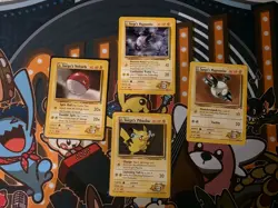 VINTAGE Pokemon GYM Heroes 76 Card C/UC/Rare Partial Set NO Duplicates - Image 5