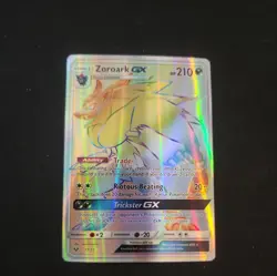 Zoroark GX (Secret) 77/73 Shining Legends Holo Rainbow Rare Pokemon Card - Image 1