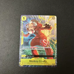Monkey D Luffy ST29-012 Parallel Starter Deck Promo One Piece Card English - Image 2