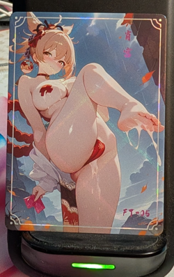 Yoimiya Genshin Impact FT-05 Under Nightgown Goddess Story Anime Waifu Card - Image 1