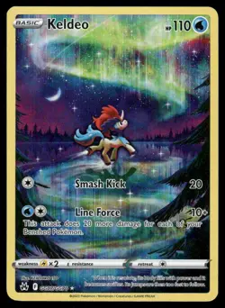 Pokemon Cards Keldeo GG07/GG70 Crown Zenith Galarian Gallery Holo NM - Image 1