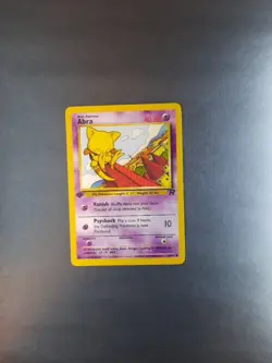 Abra 49/82 Vintage Pokemon Card 1999-2000 Team Rocket 1st Edition - NM - Image 3