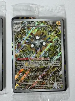Pokemon TCG Magneton SV 159 Black Star Promo Card Sealed Brand New x 2 - Image 1