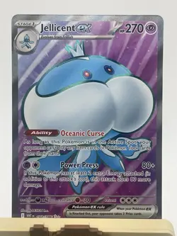 Pokemon TCG White Flare Jellicent EX Full Art Card 160/086 Pack Fresh! - Image 1