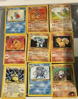 Vintage Pokemon Card Lot WOTC Base Fossil Gym Team Rocket + Japanese - Image 1