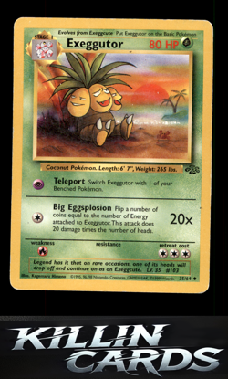Exeggutor 35/64 Uncommon Jungle Pokemon Card NM - Image 1