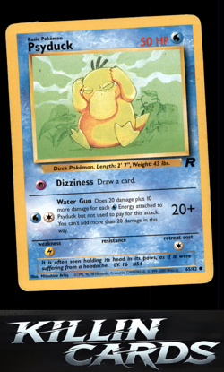 Psyduck 65/82 Pokemon Common Team Rocket Card LP - Image 1
