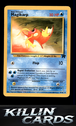 Magikarp 47/82 Pokemon Uncommon Team Rocket Card LP - Image 1