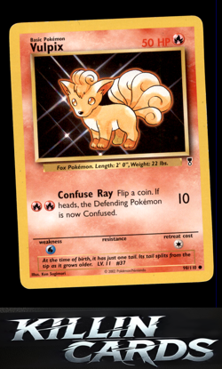 Vulpix 098/110 Pokemon Common Legendary Collection Card LP - Image 1