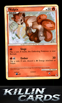 Vulpix 75/95 Pokemon Common Call of Legends Card LP - Image 1