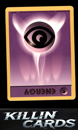 Psychic Energy 101/102 Pokemon Common Base Set Card LP - Image 1