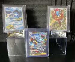 2025 Pokemon Japanese (3) Card Lot Lucario EX, Piplup, Riulu NM - Image 1