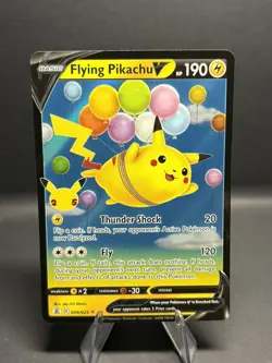 Flying Pikachu V 006/025 Celebrations Ultra Rare Holo Pokemon TCG Card NM - Image 1