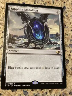 Sapphire Medallion 266 Commander 2014 Regular MTG TCG CARD NM - Image 1