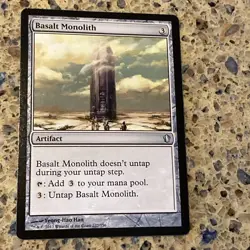 Basalt Monolith 237 Commander 2013 Regular MTG TCG CARD NM - Image 1