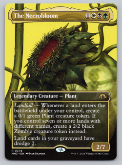 The Necrobloom Borderless - Modern Horizons 3 MTG - Image 1