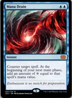 Mana Drain 57 Double Masters 2022 NM MTG - Image 1