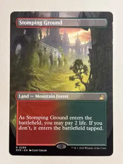 Stomping Ground - (Borderless) - Ravnica Remastered - NM - Image 1