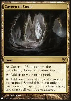 MTG Magic the Gathering Cavern of Souls (346/902) The List LP - Image 1