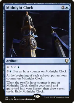 🧙Midnight Clock R 727 CLB Commander Legends MTG - Image 1