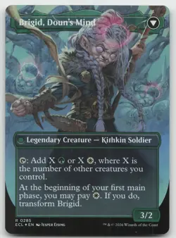 Brigid, Clachan's Heart (Borderless) R Foil Lorwyn Eclipsed 285 NM - Image 2