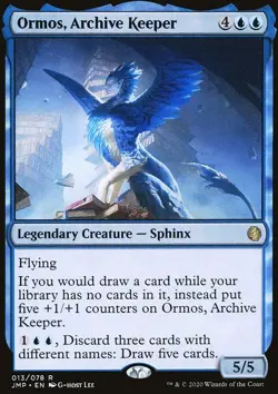 MTG Magic the Gathering Ormos, Archive Keeper (13/496) Jumpstart NM - Image 1