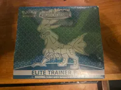 Pokemon SUN AND MOON CRIMSON INVASION Elite Trainer Box ETB New SEALED - Image 1