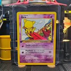 Abra 1st Edition Team Rocket Pokemon TCG 49/82 Unlimited Common - Image 1