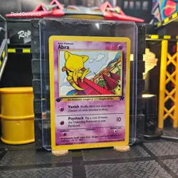 Abra 1st Edition Team Rocket Pokemon TCG 49/82 Unlimited Common - Image 3