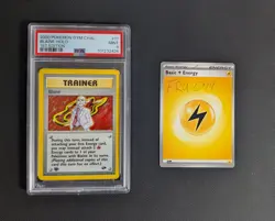 Pokemon TCG - 2000 Gym Challenge 1st Edition Blaine Holo PSA 9 Mint #17/132 - Image 1