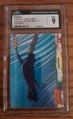 Legends Pokemon Topps (1999) Pokemon the First Movie First Print CGC MINT 9 - Image 1