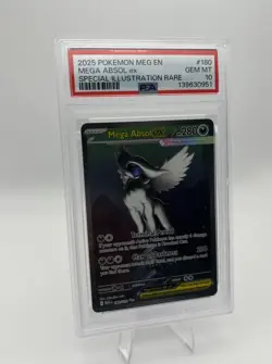 Pokemon TCG Mega Absol EX Sir 180/132 Mega Evolution English PSA 10 - Image 1