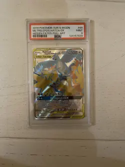 Pokemon TCG Moltres & Zapdos & Articuno GX 66/68 Sun Moon Hidden Fates PSA 9 - Image 1