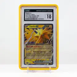 Pokemon Zapdos ex Black Star Promo #049 Scarlet & Violet 151 - CGC 10 - Image 1