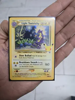 POKEMON CELEBRATIONS LIGHT TOXTRICITY COSMOS HOLO SWSH137 - Image 3